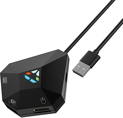 GROCKSTR Tastiera da gioco Mouse Converter USB Tastiera Mouse Converter per, PS3 Xbox360 PS3
