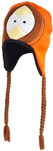 Concept One South Park Beanie Mütze Eric Cartman Peruanische Winter Strickmütze mit Bommel und Quasten, Kenny McCormick, Einheitsgröße