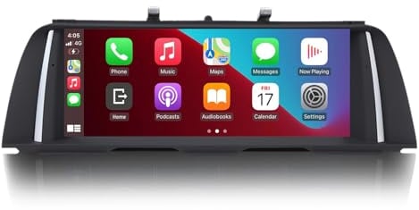 Ninetom 10.25 Inch Car Radio Compatible for BMW 5 Series F10 F11 2010-2012 with CIC System Car Stereo Touchscreen, Support Apple Carplay/Android Auto/Mirrorlink/Navigation, Upgrade Car Stereo Display