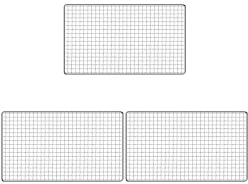 Outdoor Grill Outdoor Grill Barbeque Grill of 3 Stainless Steel BBQ barbecue grill mesh bbq grill net square barbecue mesh Grill Mats Barbecue Grill Grates Yakitori Grill Yakitori Grill (Color : Stee