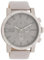 Oozoo Timepieces Herren Uhr in Taupe metallic | Armbanduhr Herren mit Lederarmband | Schöne Uhr für Männer | Edle Analog Herrenuhr (48mm Gehäuse) in rund C11311