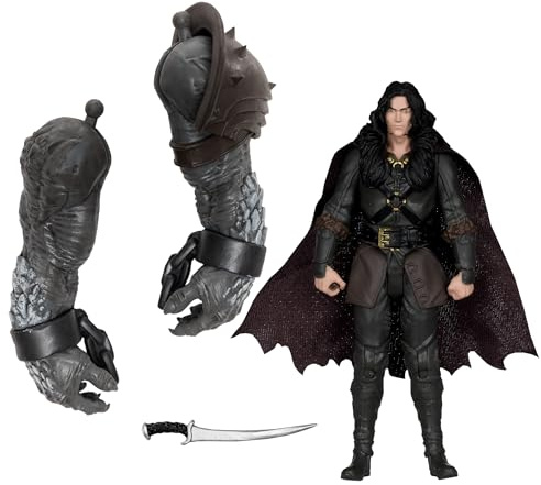 McFarlane Toys - Der Herr der Ringe: Der Krieg des Rohirrim Wulf 10,2 cm Build-A Figur