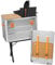 Alubox Campingbox 78 Liter Camping Küchenbox 62 x 41,5 x 41 cm inkl. Schneidebretter + Klappständer