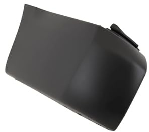 TVP Trade Vehicle Parts.co.uk Compatible With Rear Bumper End Corner BLack LWB Passenger Side For Vauxhall Vivaro 2019-2023