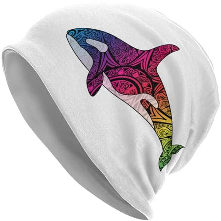 Beanie Haube Orca Killerwal Hüte Weich Chemo Mütze Winter Warme Schädelkappen Für Angeln Herbst Ski