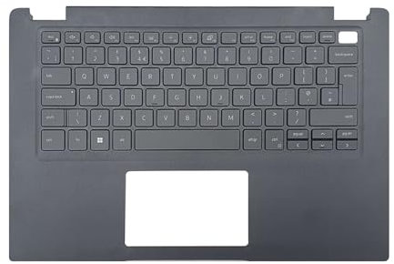 Compatible With Dell Latitude 14-3410 Palmrest UK Backlit Keyboard Palm Rest Top Case Upper Top Cover Grey