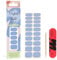 Mylee Gel Nail Wraps [Once in A Blue Moon] – 10 Pre-Cured Gel Stickers for Instant Mani – No Lamp Needed, Chip-Resistant, Glossy Finish, Lasts Up to 14 Days – Easy to Apply, Vegan & Cruelty-Free