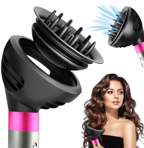 Haar Diffusor Aufsätze für Dyson Airwrap HS05 HS01 HS08, diffuser haare Wellen und Locken diffusor aufsatz föhn für Dyson Airwrap, Umwandelbar in Haartrockner Diffusor Föhn