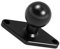 HDOYTXXM Gimbals - Adaptateur de tête creuse - Support de téléphone - Accessoire pour boule de moto - Installation facile - 2,54 cm