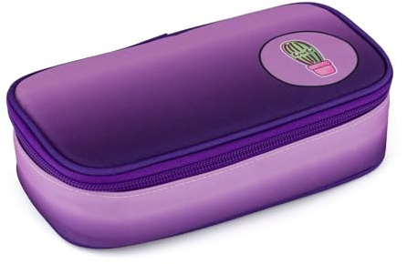 OXY Style Jumbo Etui Ombre - Großes Federmäppchen mit Reißverschluss, Fächern & Stiftschlaufen - Schlamperetui Schule, Studium Pancil Case, Büro - Mädchen, Jungen, Teenager Schlamperbox