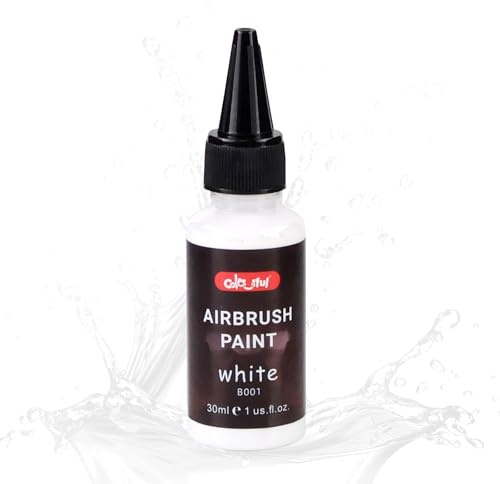 Colorful Airbrush Paint, 30ml Ready to Spray for Models & DIY Projects | Non-toxic odorless quick-drying formula, permanent finish, includes black primer, cleaner & thinner for ABS, plastic & metal