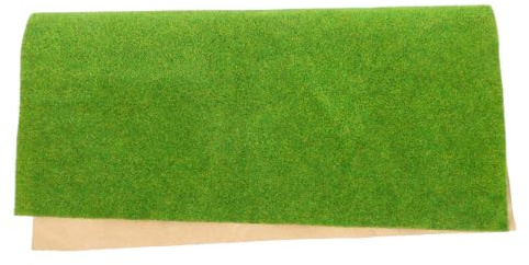 Veemoon Kunstrasen Dekor Miniatur Grasmatte 25X25cm Kunststoff für Sandtisch Modellbau Landschaft Selbstgemacht