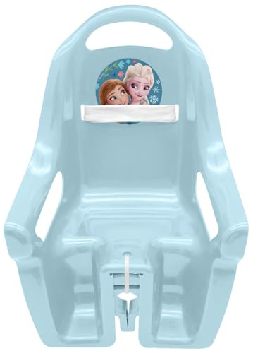 Stamp - Porta Bambola La Regina delle Neve II Anna, Elsa, RN246500, Blu, 20 cm con Sistema di Fissaggio Universale, Si Fissa su Qualsiasi Tipo di Manubrio Cinghia in Velcro per Tenere la Bambola.