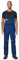 pka elastische Arbeitslatzhose für Herren BESTWORK - Allrounder für Bau, Handwerk, Industrie & Heimwerker in Kornblau/Hydronblau Größe 46