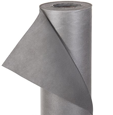 HaGa® Dekovlies Dekostoff Tischdecke Tischdeko in 1,6m Br. grau (Meterware)