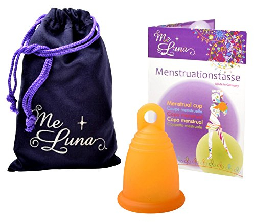 Menstruationstasse Classic, Ring, Orange, Größe L