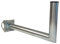 SkyRevolt 30-35cm Ø 48mm Geländerausleger Balkonhalterung Geländerhalter SAT-Antenne Mast-Ausleger Wandhalter mit Schellen L-Halter für Satellitenschüssel Stahl verzinkt