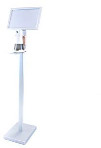 Oedim Standfuß mit automatischem Gelspender | Hygienestation | Robuste Halterung aus Aluminium