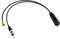 Vecys DAB Splitter Adapter Autoradio Antennensplitterkabel SMB DIN Stecker an ISO Buchsenkabel RG174 15.75 Zoll 40 cm für AM/FM DAB Autoradio Antenne