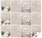 GRAZDesign Fliesenaufkleber Bad Wellness in Braun Wandfliesen selbstklebend, Klebefliesen - Wellness – Steine in Braun