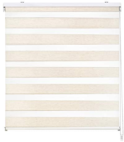 Easydeco - Rollo Nacht und Tag (Day and Night) (135_x_250_cm, Leinen)