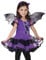 GEMVIE Déguisement Chauve-Souris Fille Costume Vampire Chauve-Souris Cosplay Halloween Toussaint Carnaval Soirée Robe Tutu pour Fille 3-12 Ans
