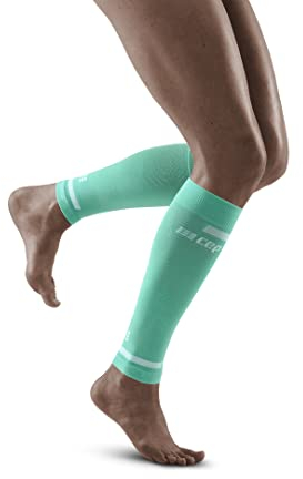 CEP - THE RUN COMPRESSION CALF SLEEVES für Damen | Stulpen für die Beine | Beinlinge in ocean zur effektiven Muskelaktivierung der Wade | Gr. II | S