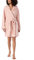 Schiesser Damen kuschelig und warm mit Kapuze-Teddy Fleece Bademantel, rosé_178419, L