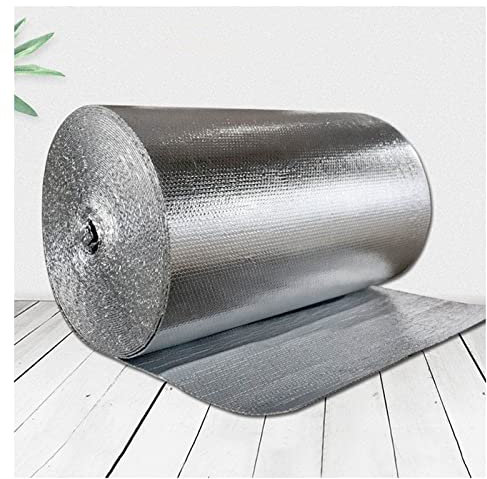 ZXCASDF Isolante Riflettente Isolante,Rotolo Isolante Riflettente,Pannello Termoriflettente in Polietilene per Caloriferi,Isolamento Termosifoni Termico per Porta Garage Tetto,3mm(THk),1 * 1M(1m²)
