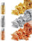 Luvadeyo 3 Stück 30ml Blattgold Flocken Multifunktionale Dekorative Folie Papier Goldfolie Papier Dekoration Küche Mousse Kuchen Backen Gebäck Handwerk Dekoration