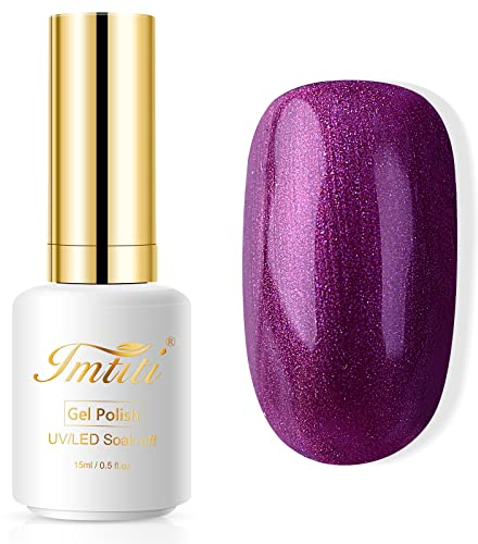 UV Nagellack, 15ml ShellacBronze lila Natur Gel Nagellack Rosa Töne ClearBronze lila Nude Serie Farbe UV LED Gellack ablösbarer, Gel Nail Polish