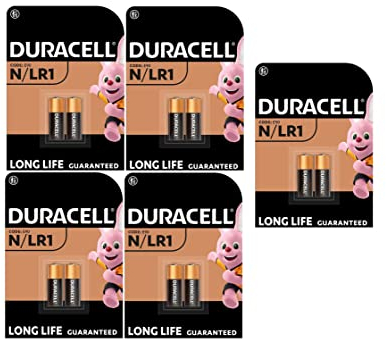 10 x Duracell N/LR1 E90 (5 Blister mit je 2 Batterien) 10 Batterien
