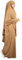 Lamishijab Abaya Muslimische Damen, 2-teilig, Maxi Khimar und Abaya, mit Taschen aus Medinenseide, ENS-KH-000, camel, One size