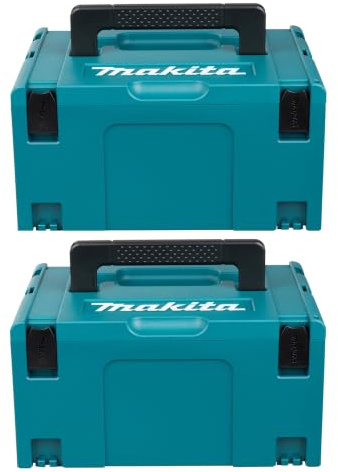 Makita 821551-8 MAKPAC 3 Koffer Stapelbarer Koffer 396 x 296 x 210 mm 2 Stück