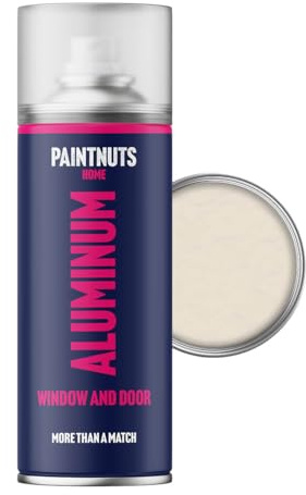 Paintnuts Aluminium Window & Door Paint - RAL-9001 - CREAM Gloss 400ml Spray Can