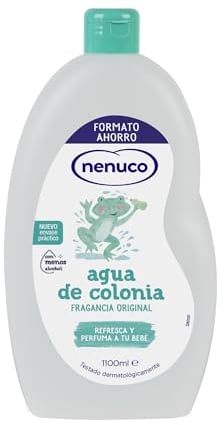 Nenuco Agua de Colonia, Fragancia Original, con Menos Alcohol, Formato Ahorro 1100 ml