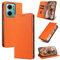 Beajew Handyhülle für Xiaomi Redmi 10 5G/Redmi 11 Prime 5G Hülle, Premium Leder Klapphülle [RFID Kartenschlitzen][Magnetverschluss][Standfunktion] kompatibel mit Xiaomi Redmi 11 Prime, Orange