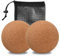 Natuce 6cm Faszienball, Kork Massageball Set 2er, Fitness Massagebälle, Trigger Point Release Ball, Yoga Faszienball Therapieball, für myofasziale Entspannung, Triggerpunkt Therapie, Muskelknoten