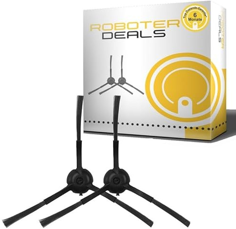 Roboter Deals Seitenbürsten, Ersatzbürsten, Seitenpinsel (2 Stück) für Proscenic Floobot X1 Staubsaugroboter
