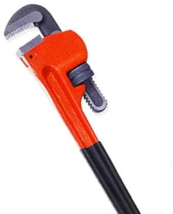 A2ZWORLD Chiave Stilson Professionale per Riparazioni, Chiave Idraulica per Tubi Dritta, Giratubi con Apertura Regolabile, Resistente, Robusto (300mm)