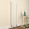 GY Bath Vertical Radiator White Oval Column Designer 1600x354mm Single Modern Central Heating Rads