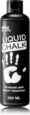 OUTTDOZ Liquid Chalk 60mL & 350mL for Weightlifting, Climbing & Gymnastics | Pro Grade, Mess-Free, Quick-Drying Gym Chalk for Lifting, Dancing & Training