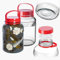 KADAX Gurkenglas mit Deckel, Einmachglas, luftdichte Konservierung, Glasballon, universelles Glas, Vorratsglas für Gurken, Aufbewahrung, Aufbewahrungsglas, Einweckglas (4L 2er Set)