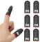 EIHI Finger Sleeve, Protege Doigt, Mobile Phone Game Sleeve Finger, Anti-Transpiration Respirant Finger Manches Écran Tactile Tir et Visée Sensibles, 6 pièce