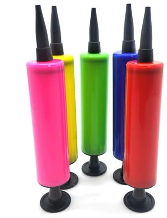 Ballonpumpe Handheld – einfache manuelle Ballonaufblas-Dekoration | Partyzubehör für Kinder, Ballonzubehör, tragbare Handpumpe für Geburtstag, Hochzeit, Event-Ballons, zufällige Farbe