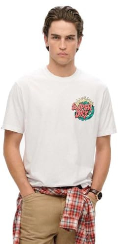 Superdry Herren Essential T-Shirt aus Bio-Baumwolle mit Logo