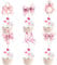 Blumomon 30pcs Makeup Cupcake Topper Handbag Lipstick Perfume Bow Makeup Themed Girl Birthday Party Decoration Supplies