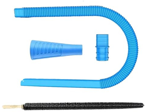 Nettoyeur de ventilation pour sèche-linge - Kit de ventilation pour sèche-linge - Nettoyeur d'ouvertures d'aération sèches de brosse gauche - Nettoyage à sec flexible et - Tuyaux à vide