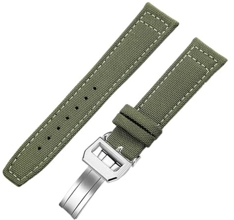 20 mm 21 mm 22 mm Nylon Canvas Uhrband für Pilot Portofino Stoff Uhrengurt Klappschnalle Ledergürtel Household faucets