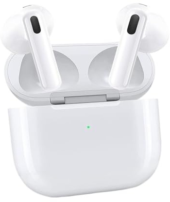 Cuffie Bluetooth, Auricolari Bluetooth 5.3 Wireless, 50 Ore Stereo HiFi Immersivo, Cuffiette In Ear con HD Cancellazione Rumore Mic, IP7 Controlli Tattili Cuffie Senza Fili per iPhone Airpots Android